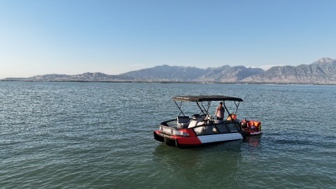 Wedowee floating on Utah Lake